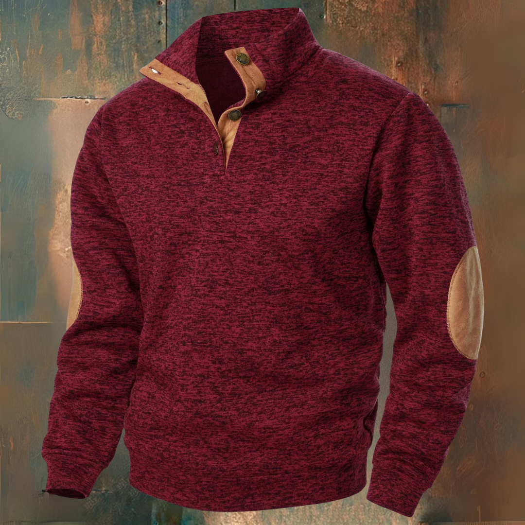 René | Sweater with Suede Details