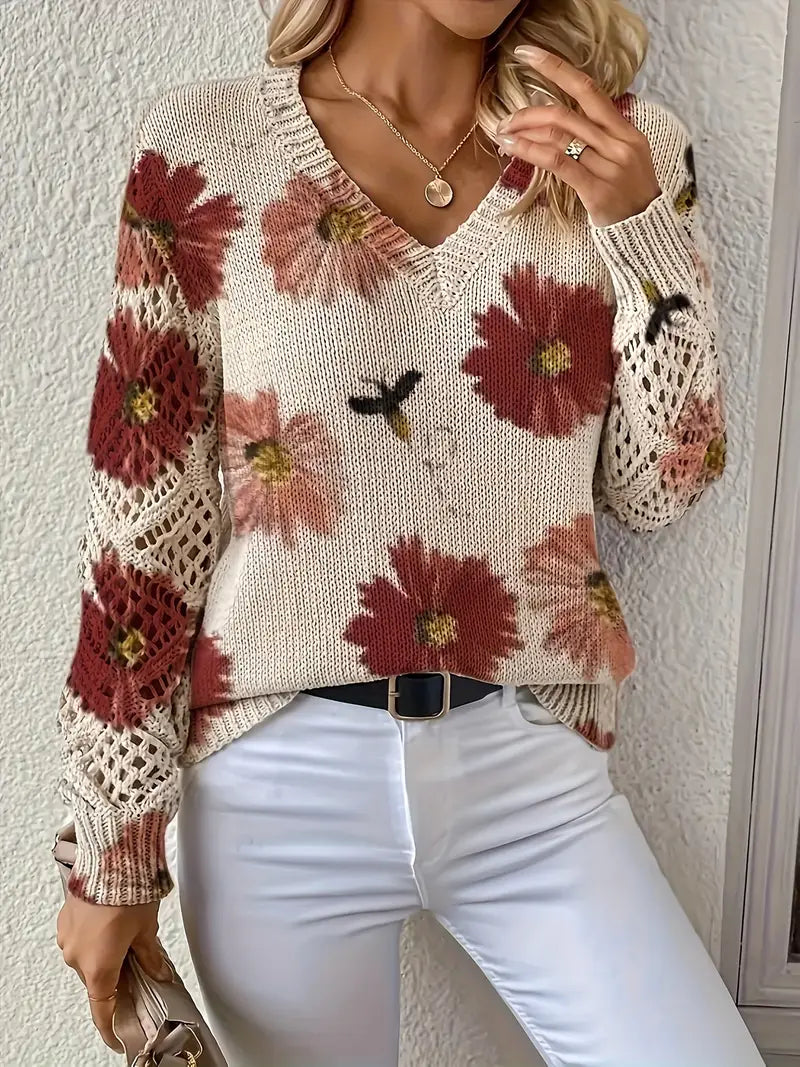 Tatyana Stylish Cardigan with V-Neck