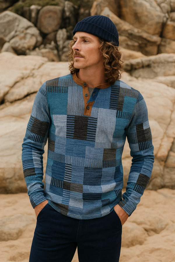 Aubert | Elegant Henley Shirt