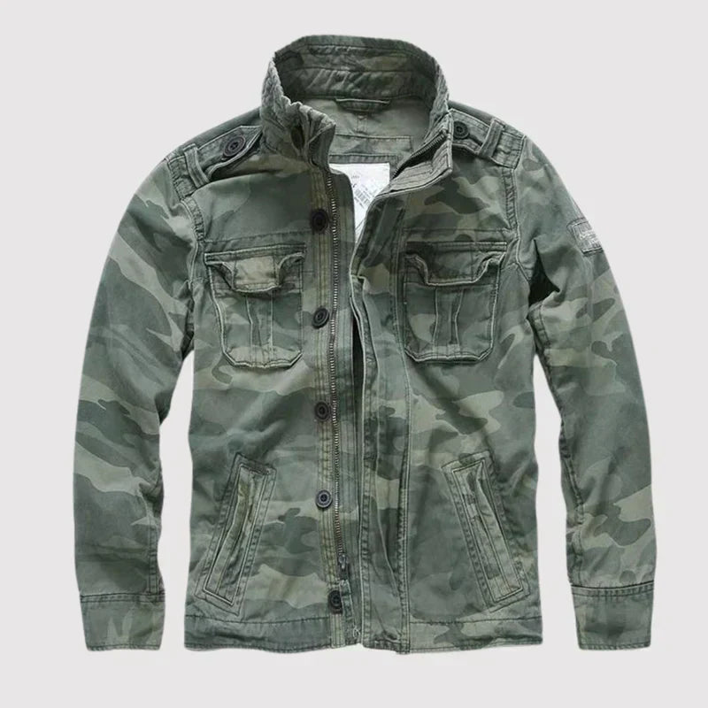 Sullivan Retro Denim Jacket – Casual Men's Jeans Jacket in Vintage Style