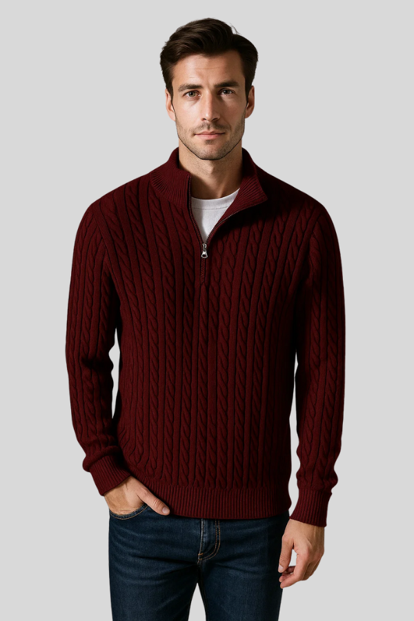 Peter | Cable Knit Sweater