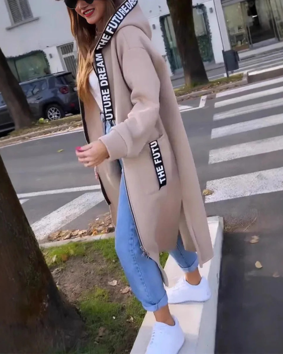 Marina | Long Hoodie Sweatshirt