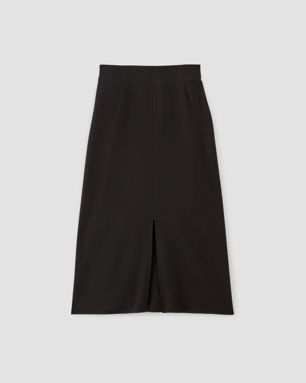 Mini Jacquard Slip Skirt | Black
