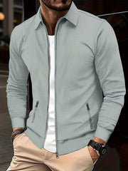 Marvin – Casual Polyester Jacket with Zipper