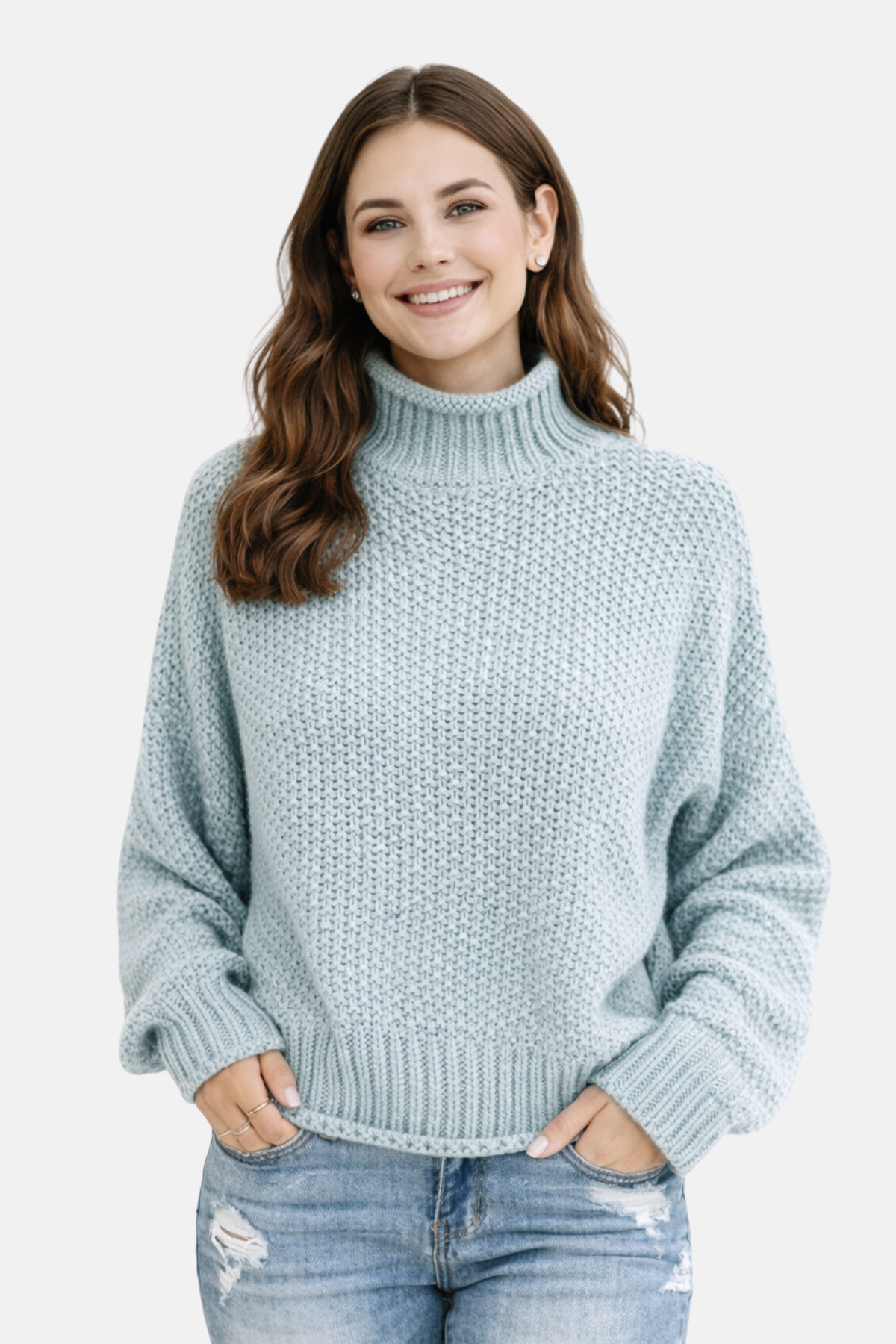 Olivia | Pullover with High Collar