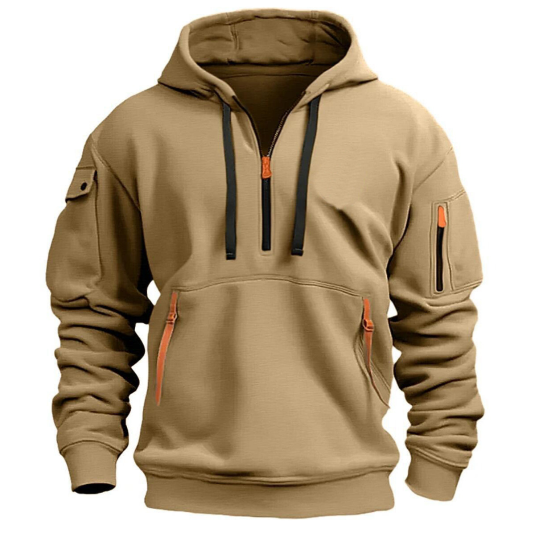 Ludomir – Long Sleeve Hoodie with Multiple Pockets