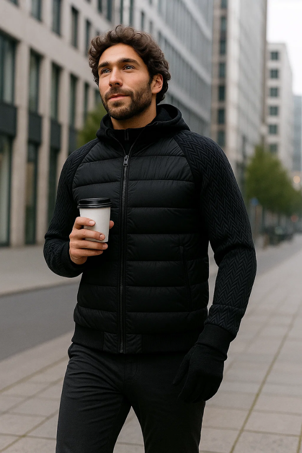 Kalen | Padded Men's Jacket with Hood