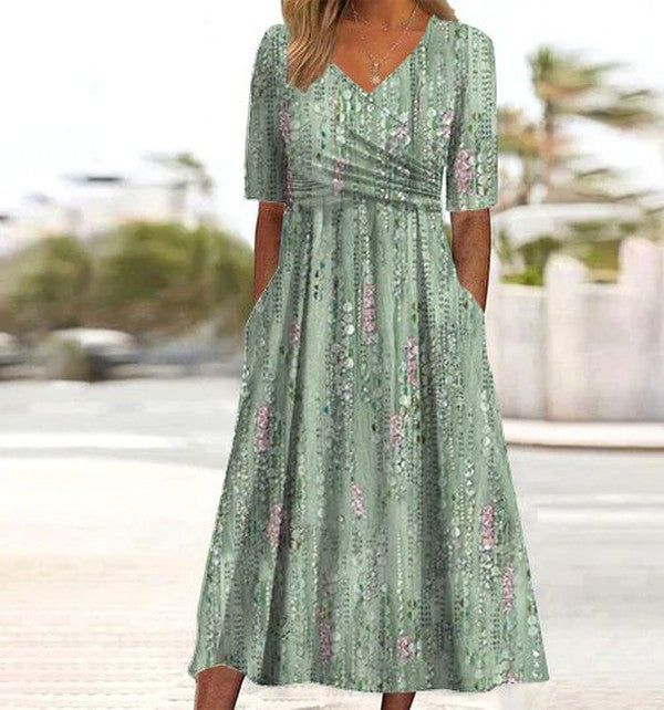 Plant Magic Midi Dress