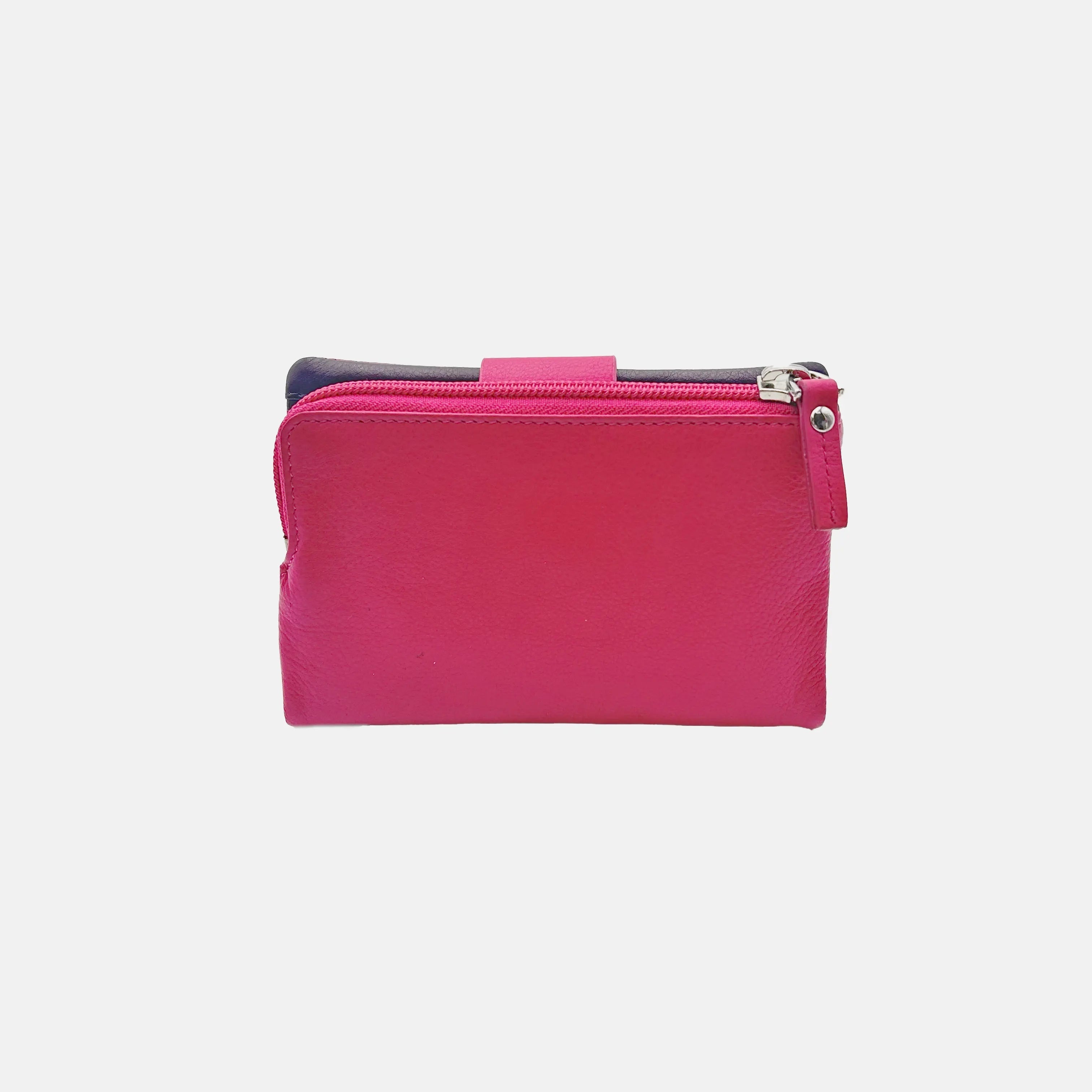 6046 Women's Wallet Fuchsia/Blue