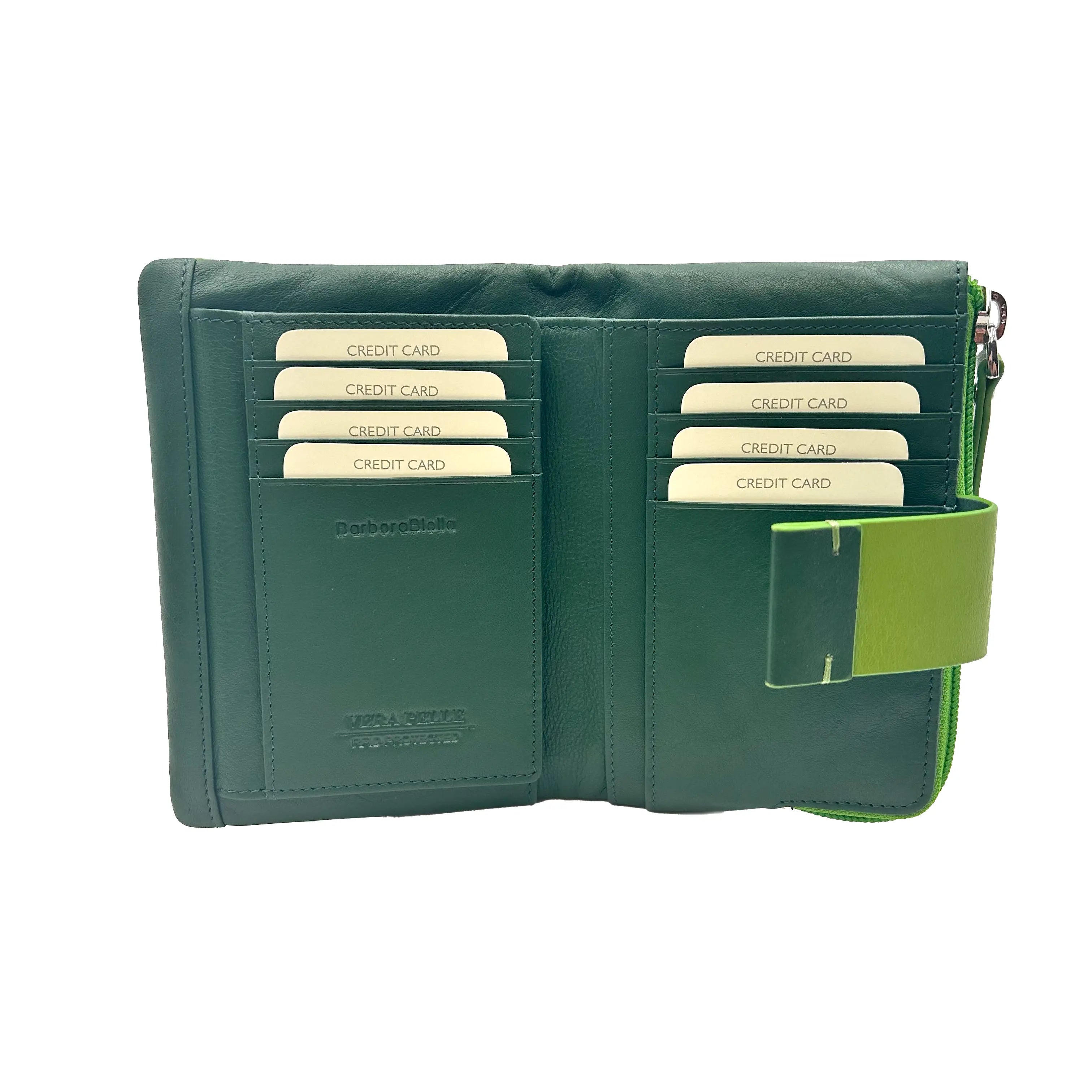 6046 Women's Wallet Green/Green