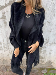 Saiina | 🔥Limited time -58%🔥Long sleeve coat with pom-poms for women【Factory direct sale】
