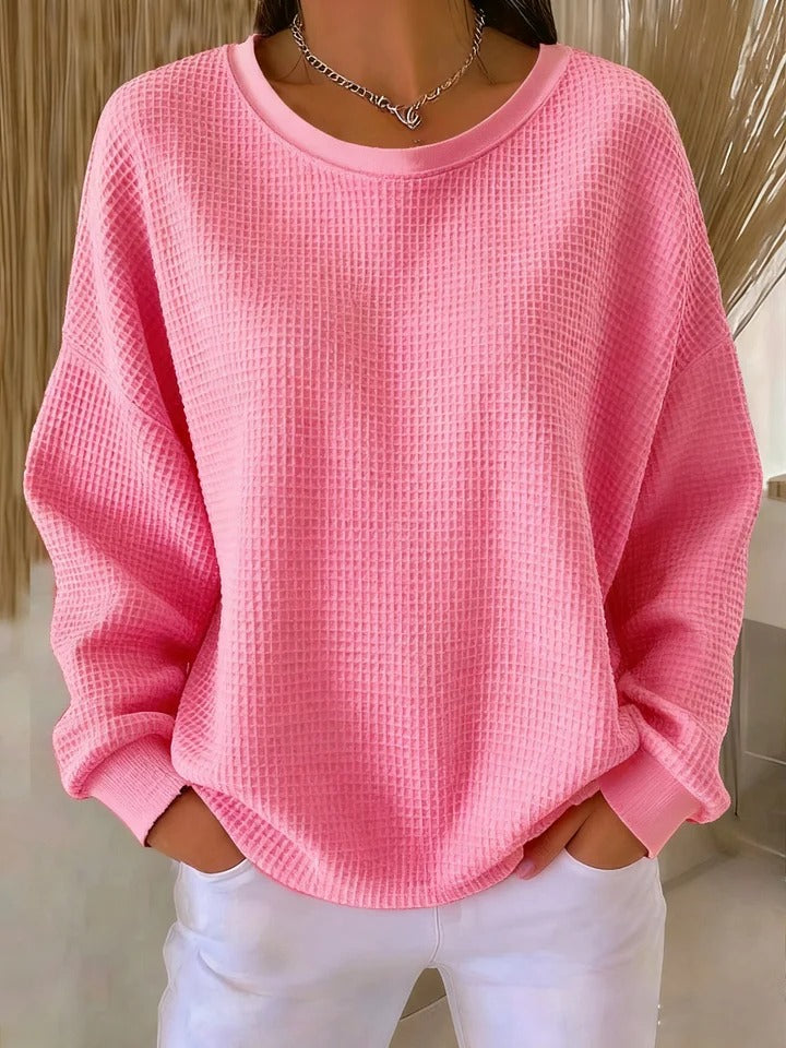 Elora | Textured Sweatshirt
