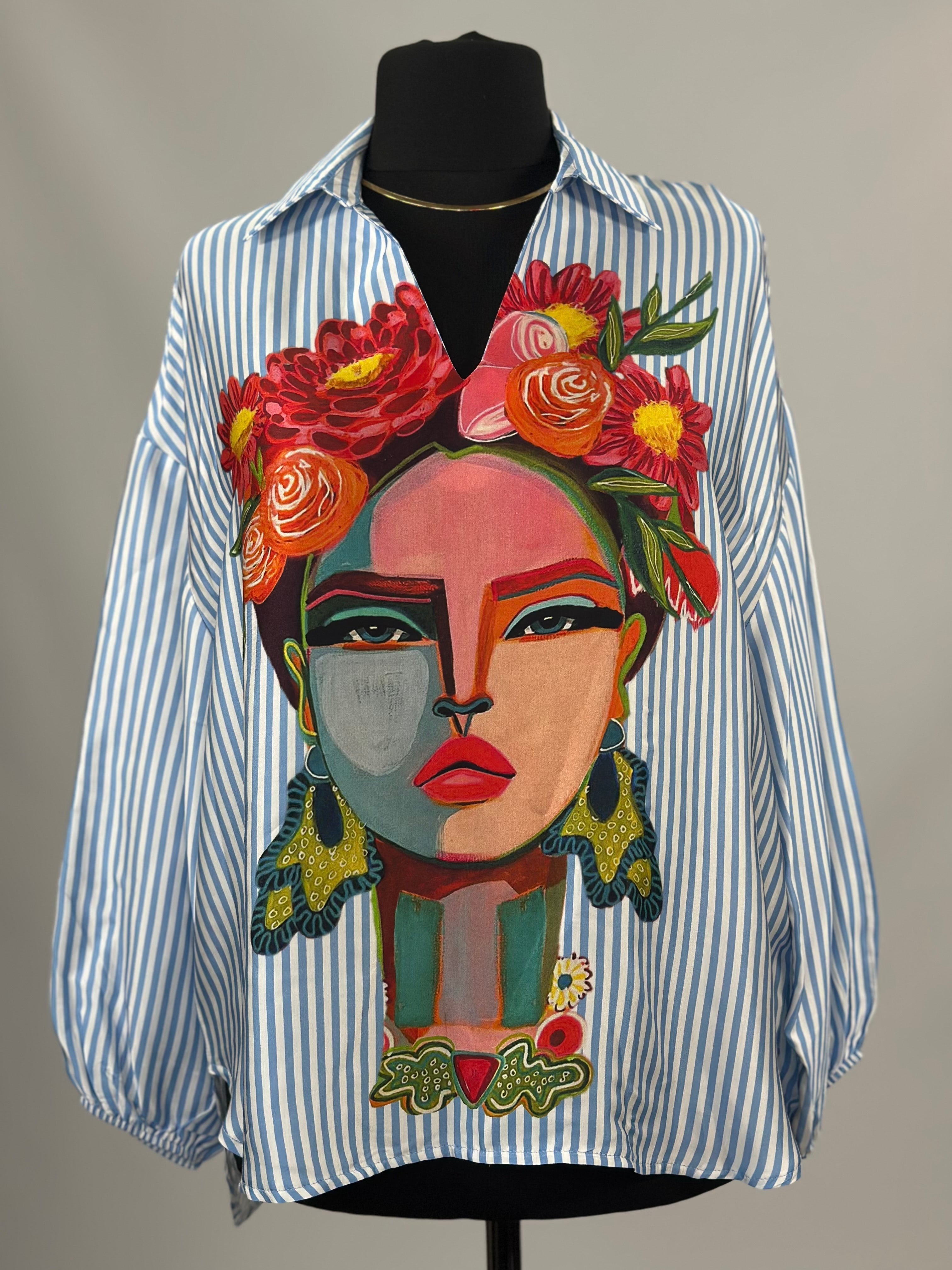 Frida | Blouse Satin Glossy