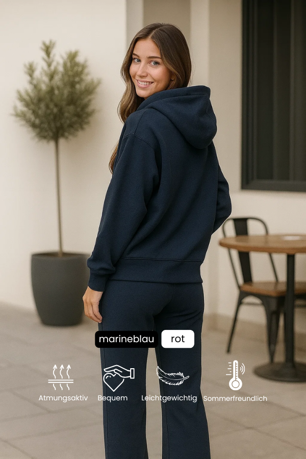Fely | Leisure Hoodie and Jogging Pants Set