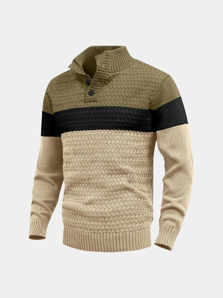Cross & Crown | Top with High Collar