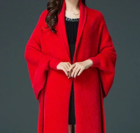Saiina | 🔥Limited time -58%🔥Long sleeve coat with pom-poms for women【Factory direct sale】