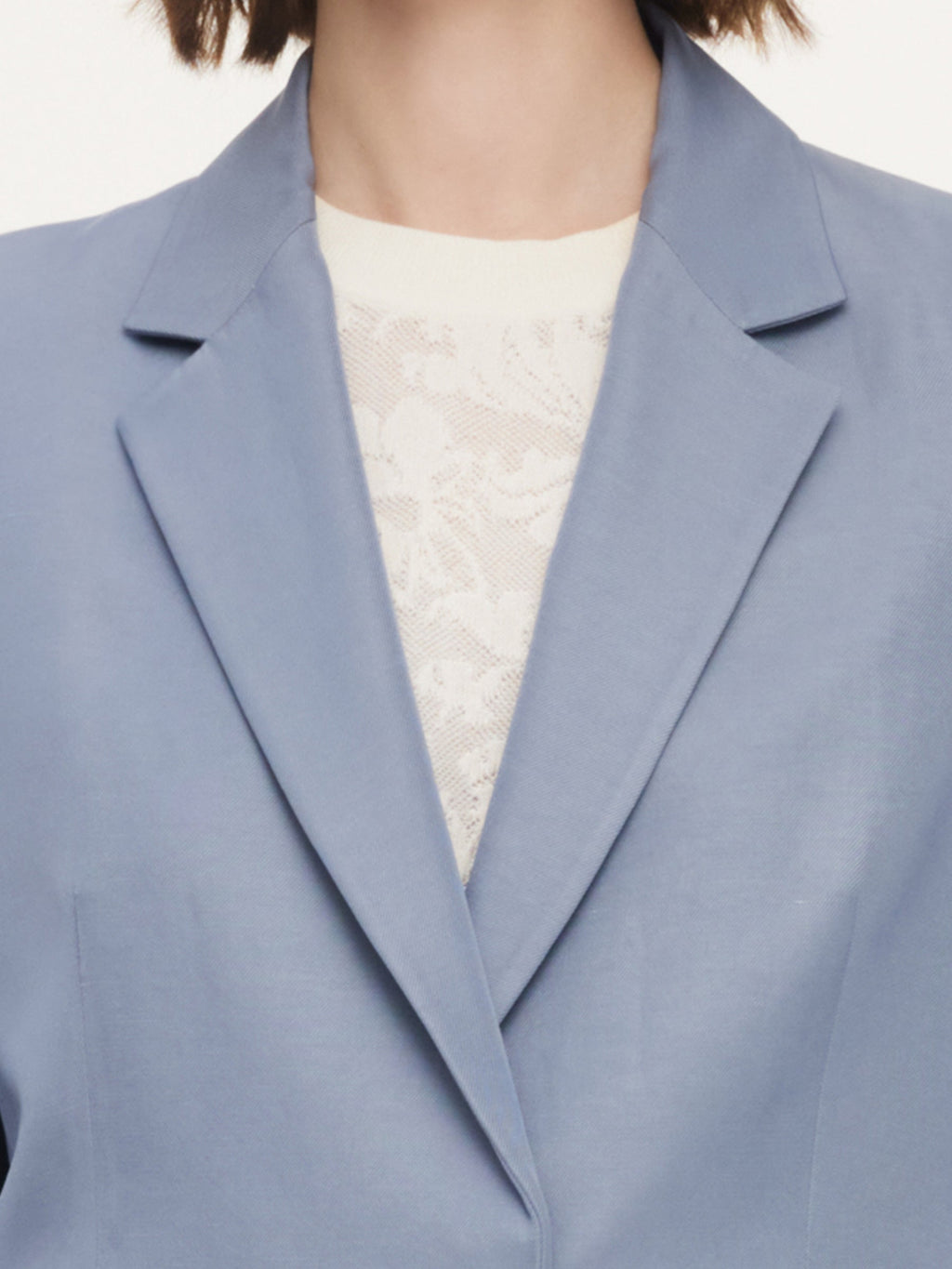 Women's Jacket Made from a Blend of Acetate, Tencel, and Linen