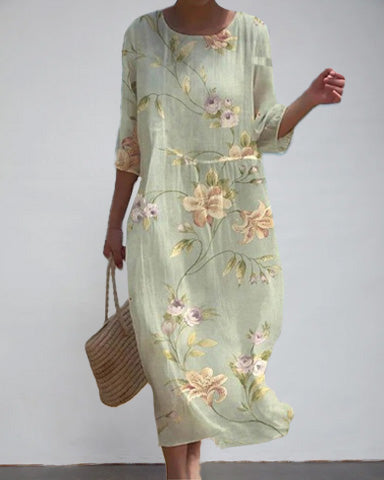 Miranda | Elegant Floral Dress