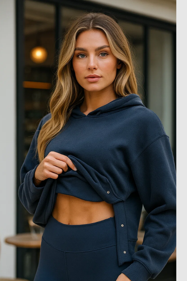 Fely | Leisure Hoodie and Jogging Pants Set