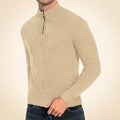 Zacheo – Casual Turtleneck Sweater with Zipper