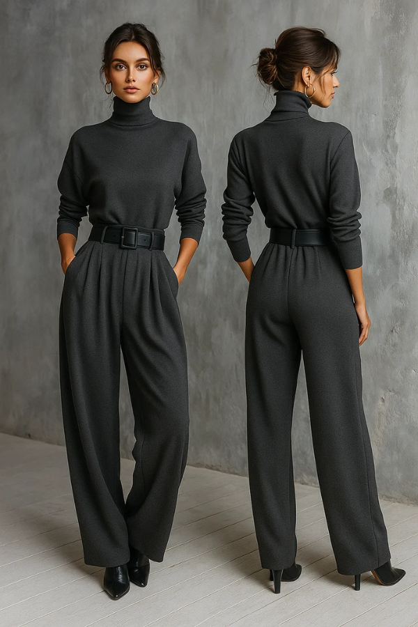 Melian | Jumpsuit with Turtleneck