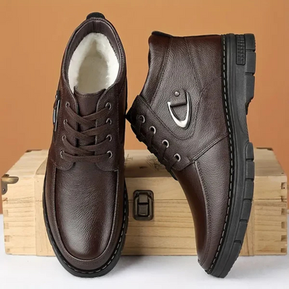 Amarit - Leather Boots with Fleece Lining