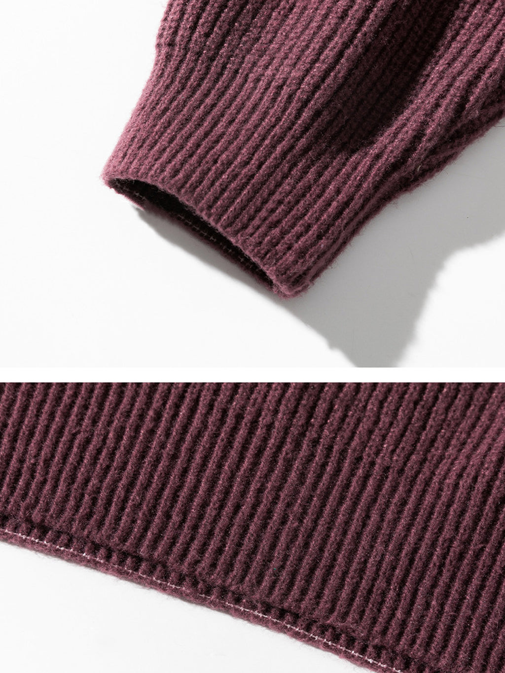 Oliener | Men's Casual Round Neck Solid Color Comfortable Knitted Sweater