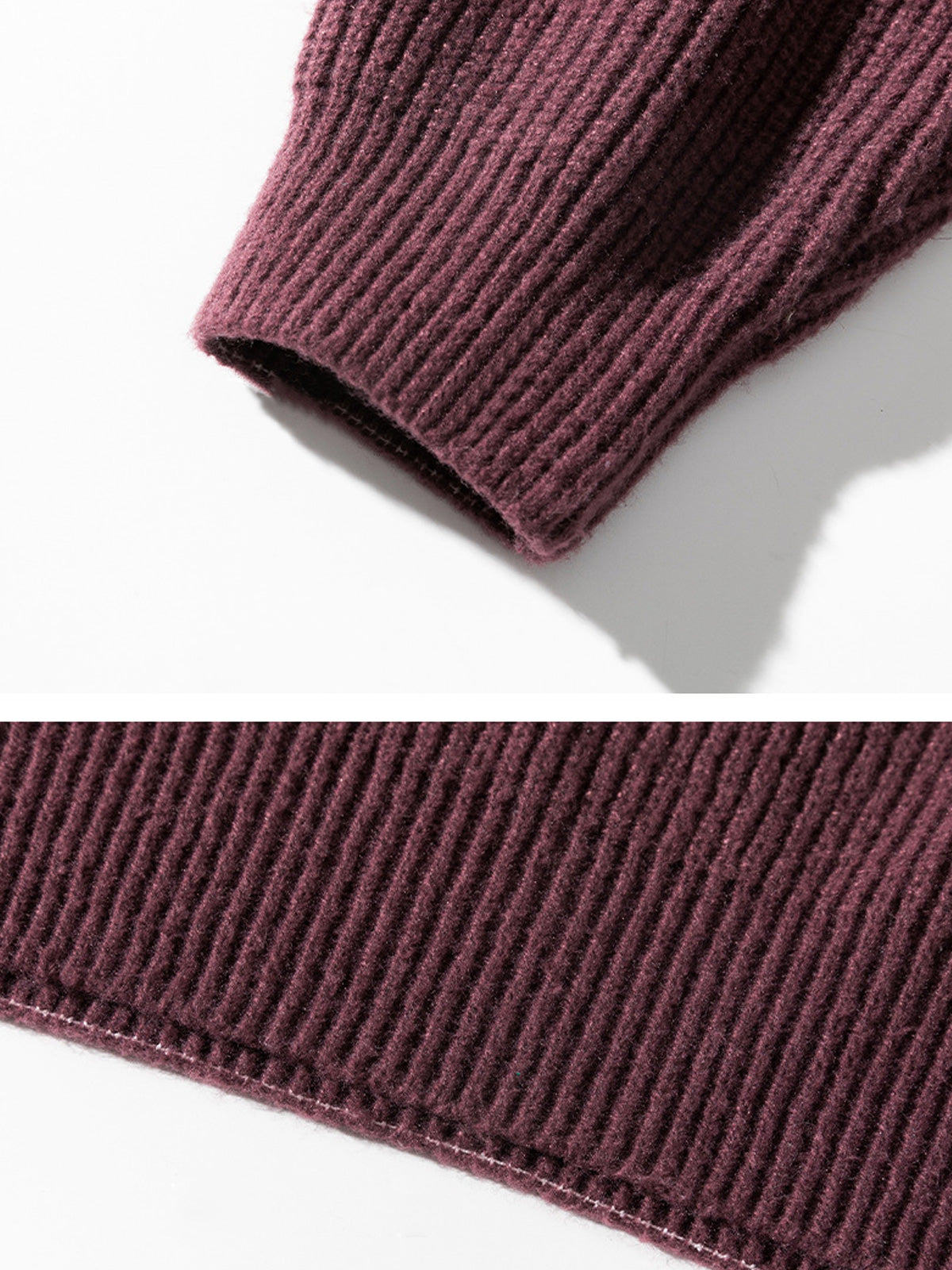 Oliener | Men's Casual Round Neck Solid Color Comfortable Knitted Sweater