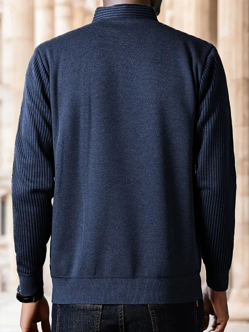 Leroy - Casual Sweater with Long Sleeves in Knit