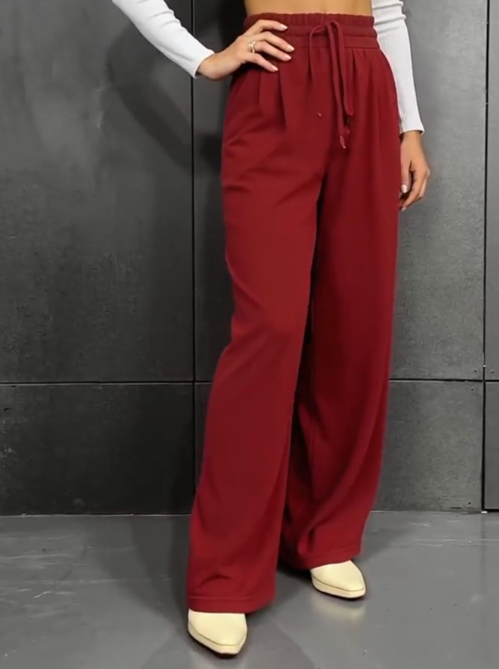 Trish | Loose Pants with Wide Legs