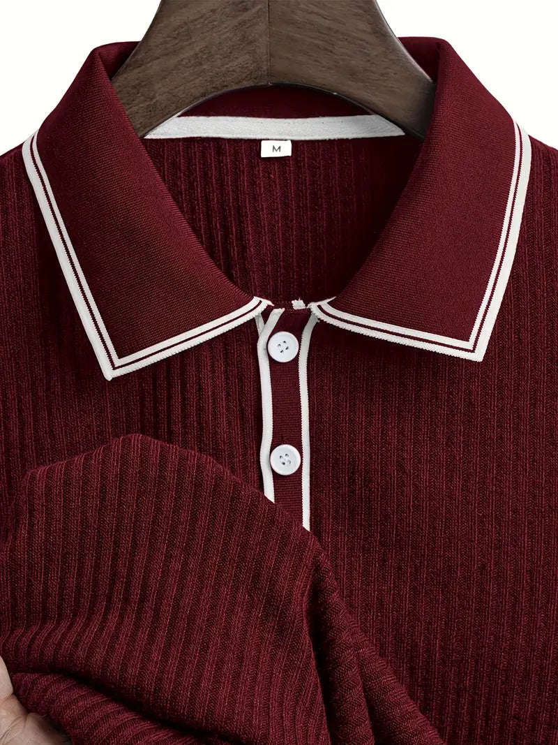 Orestis - Elegant Short Sleeve Polo Shirt