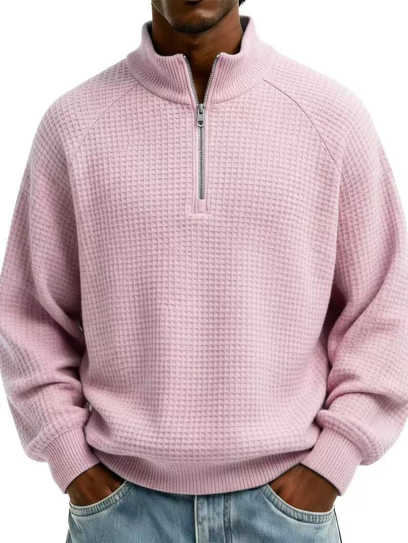 André | Ferran Waffle Quarter-Zip Pullover