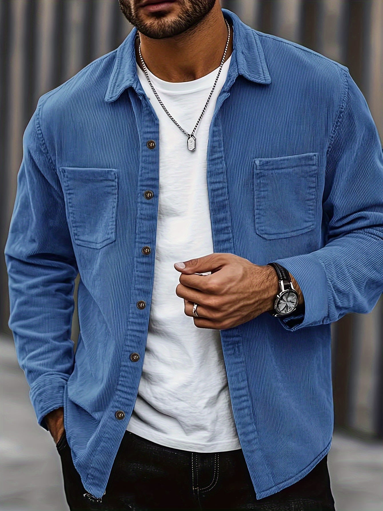 Johan | Men's Cord Shirt Jacket