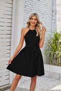 Pleated Strapless Dress