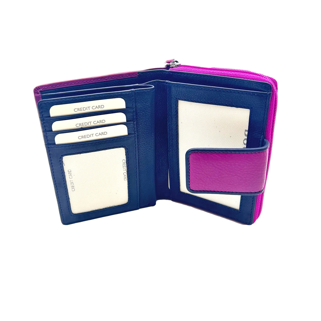 8840 Women's Wallet Cicada/Blue