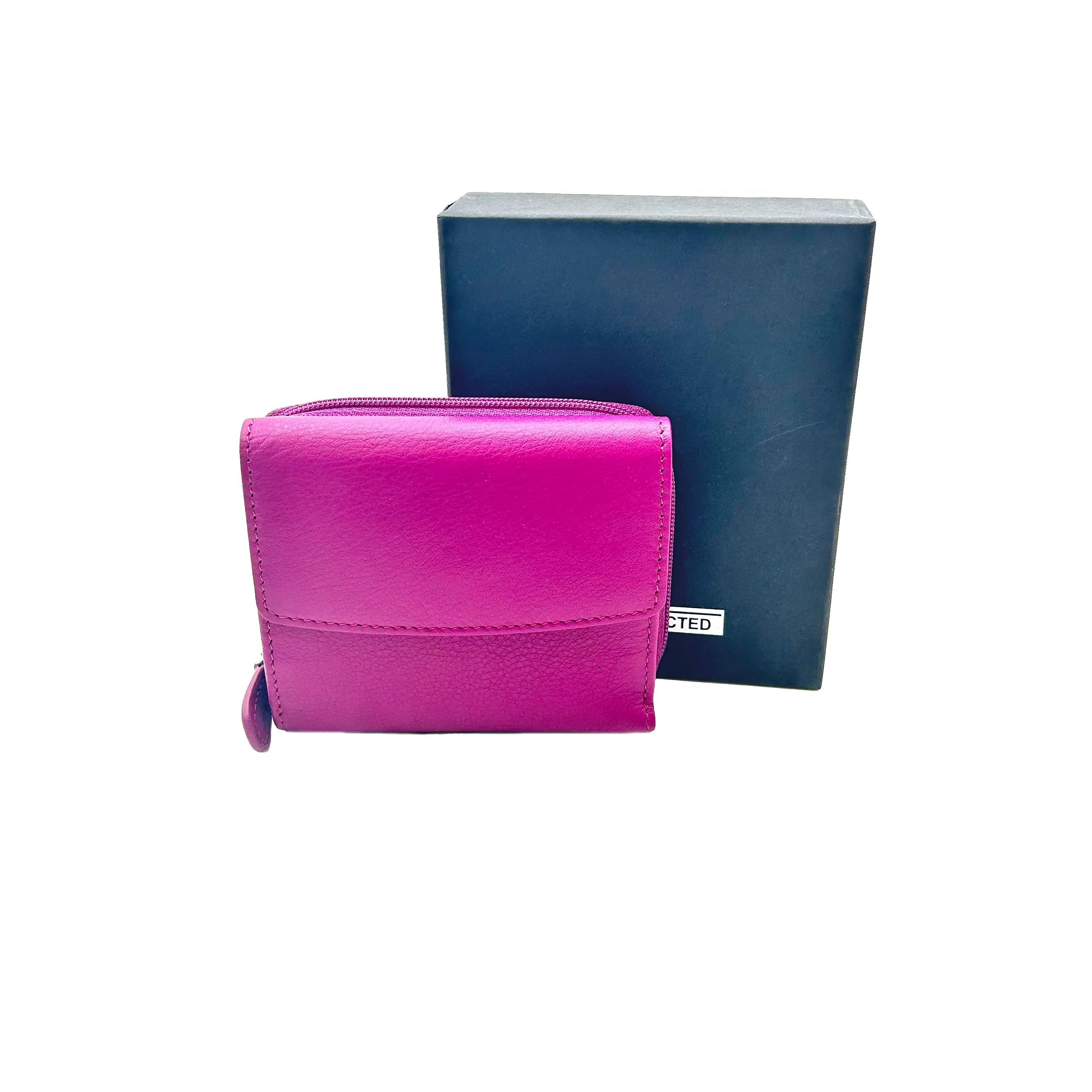 8846 Small Ladies' Wallet Fuchsia/Blue