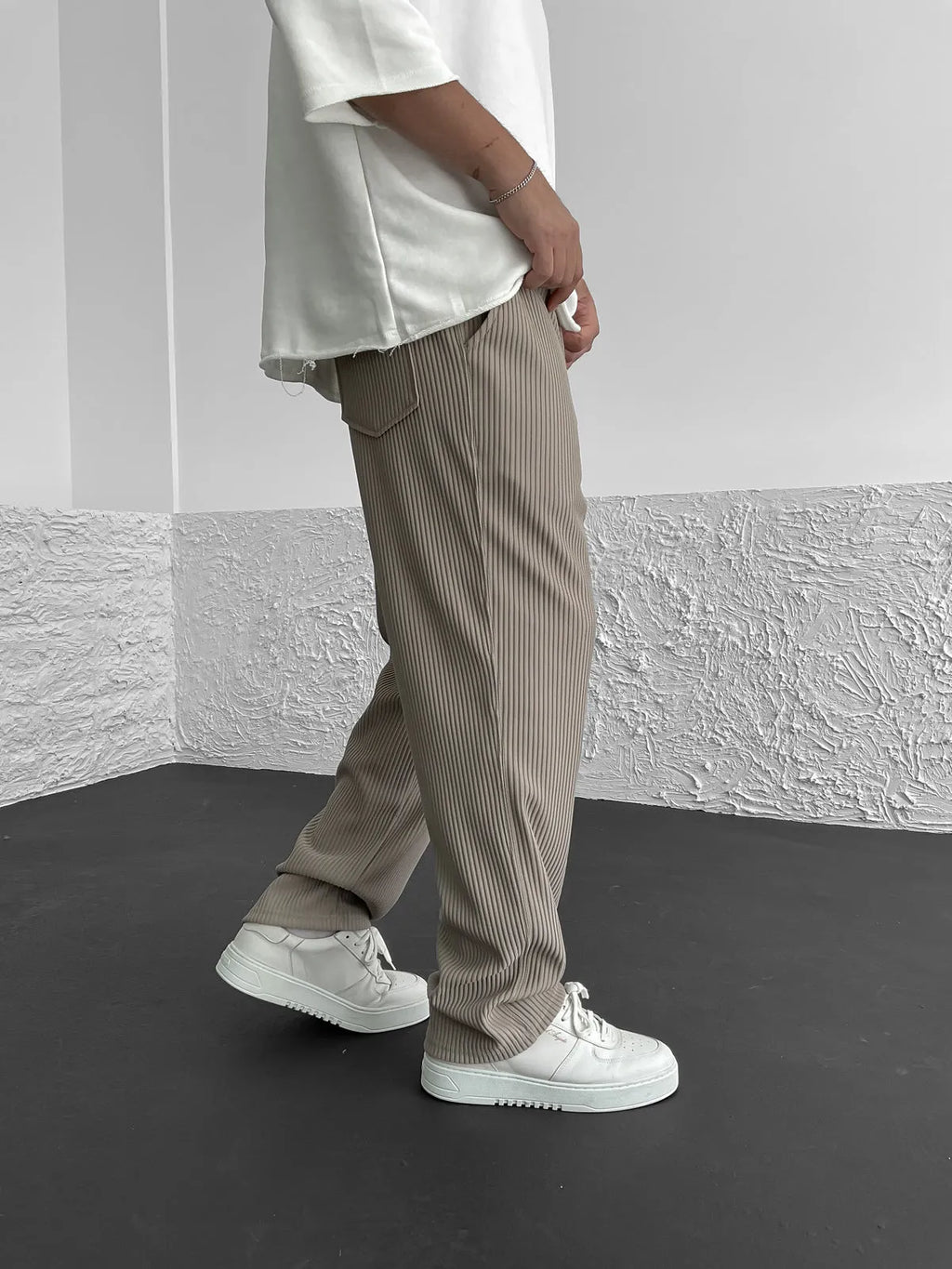 Wigand Comfort Ribbed Elastane Pants
