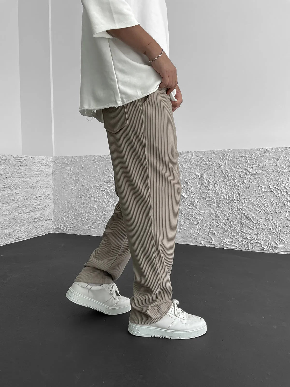 Wigand Comfort Ribbed Elastane Pants