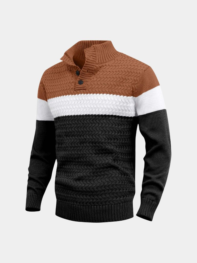 Cross & Crown | Top with High Collar