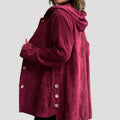 Casual Corduroy Hoodie for Fall
