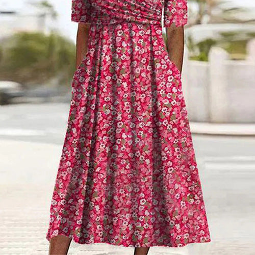 Flower Love Short Sleeve Dress