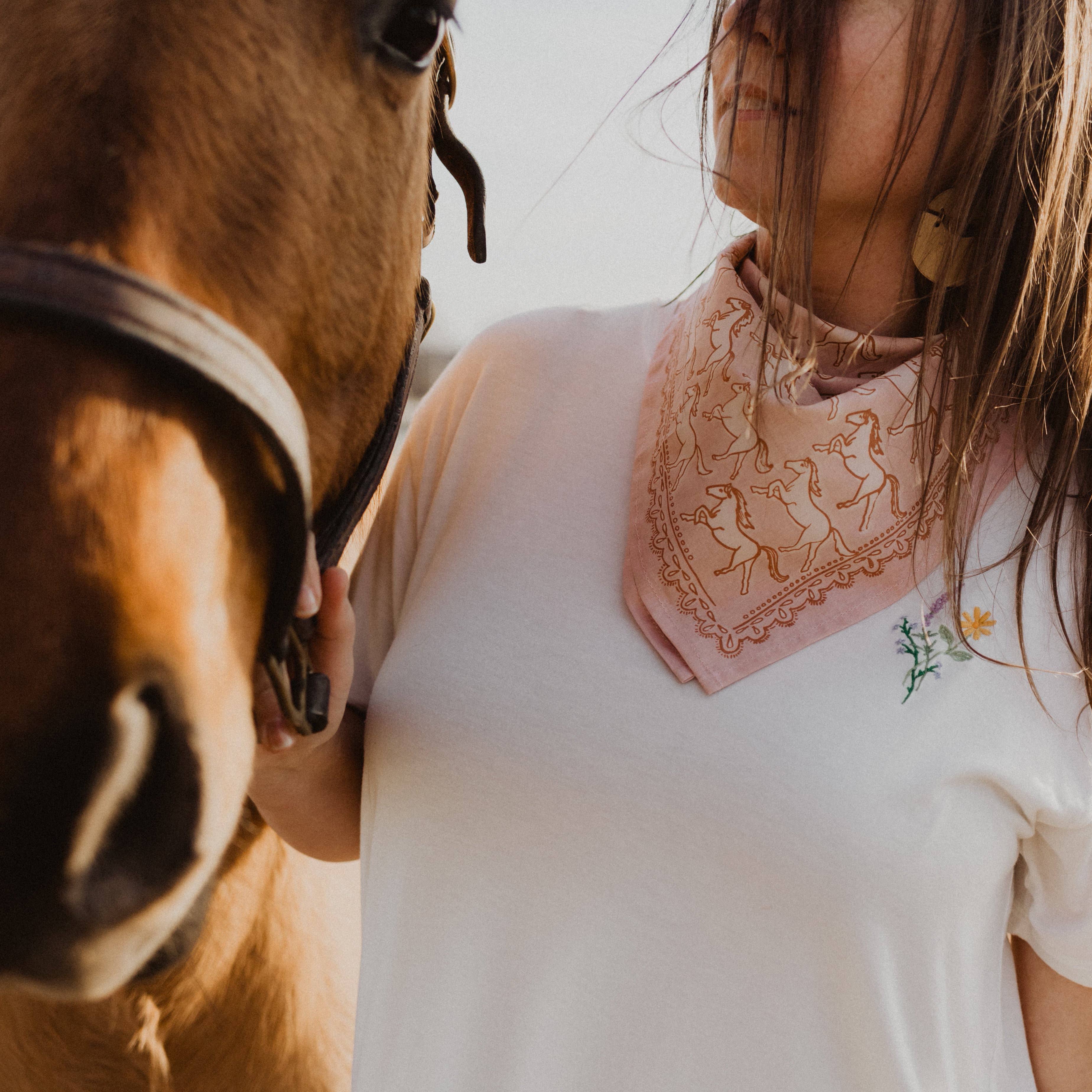 Bandanas - No. 062 Bandana with Horses