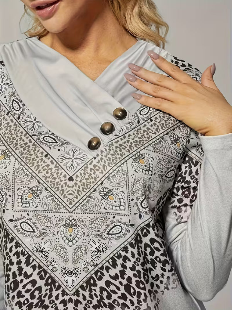 Dainora | Ethnic Mini Dress with Tatar Print