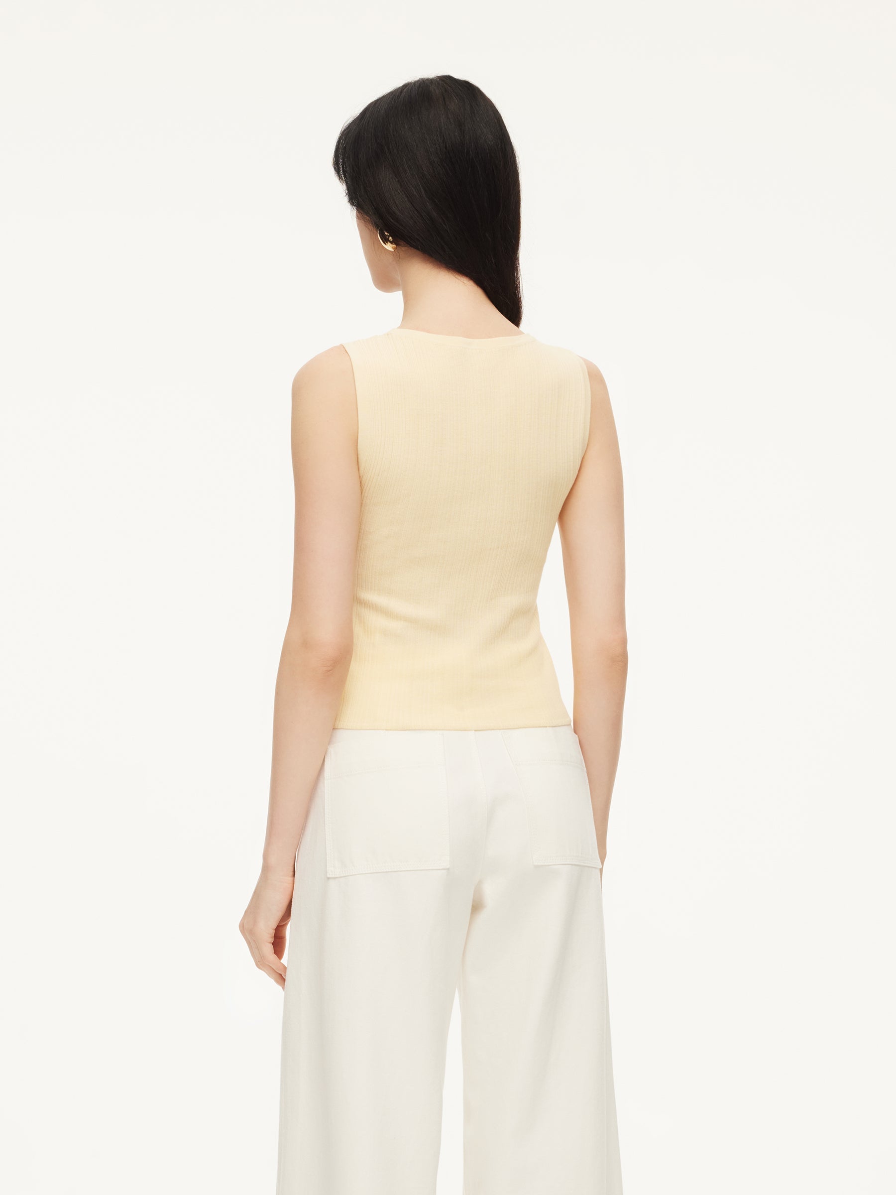 Women's Cotton Top with Mulberry Silk