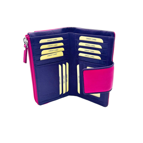 9327 Women's Wallet Fuchsia/Purple