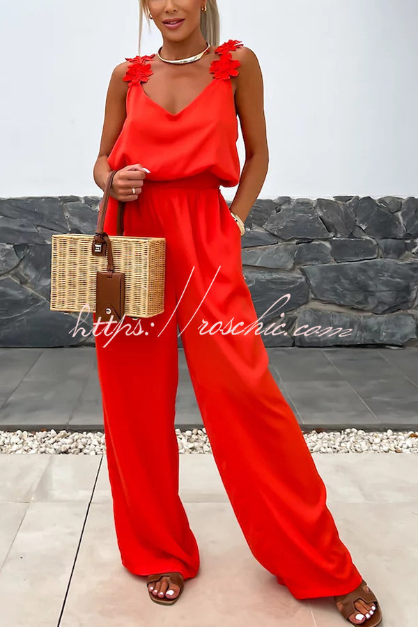 Cosima | Casual Overall with Embroidery