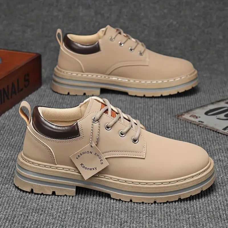 Trevino Classic Lace-Up Shoes with Round Toes
