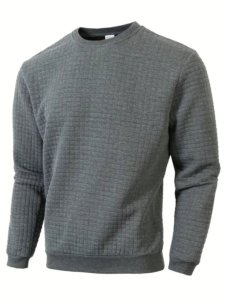 Andreas Herren Pullover – Boho Plaid, Long Sleeve, Cozy