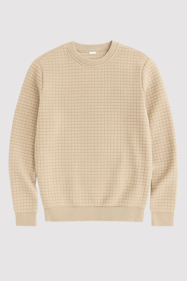 Andreas Herren Pullover – Boho Plaid, Long Sleeve, Cozy