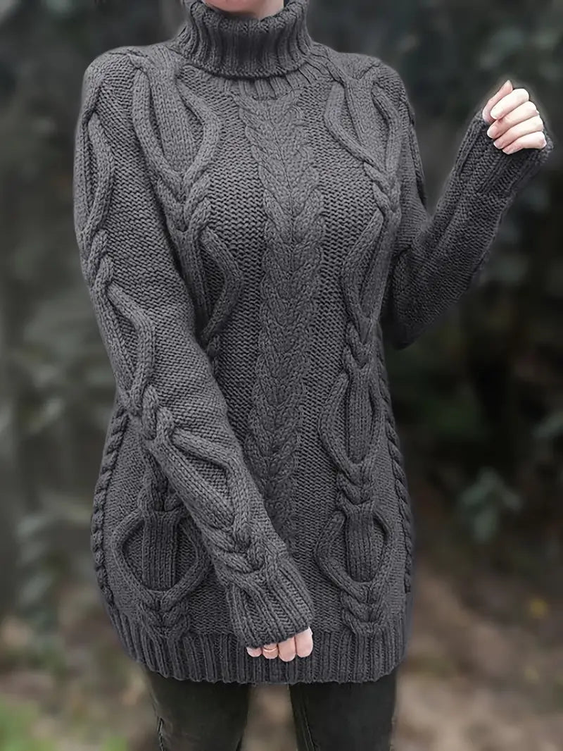 Narda Women's Turtleneck Dress